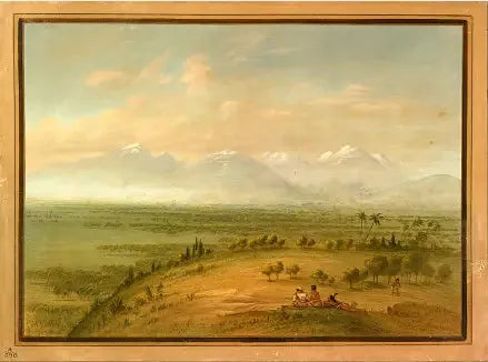 Udsigt over Pampa del Sacramento - George Catlin