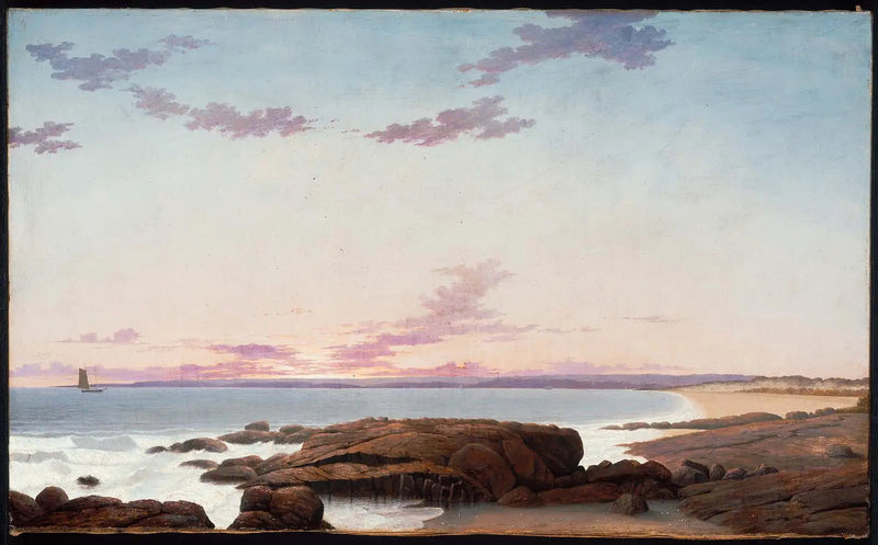 Udsigt over Coffin-stranden - Fitz Henry Lane
