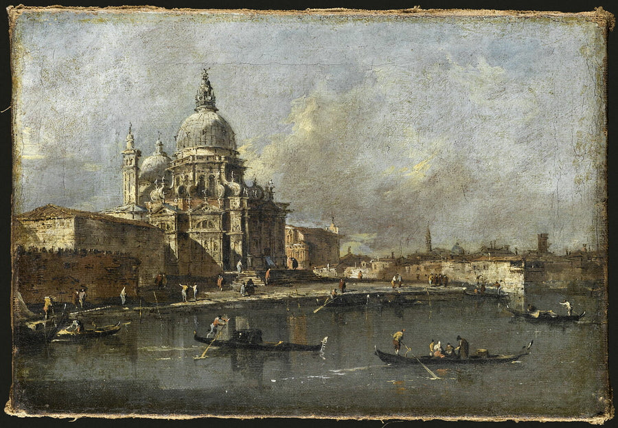 Udsigt over Salute - Francesco Guardi
