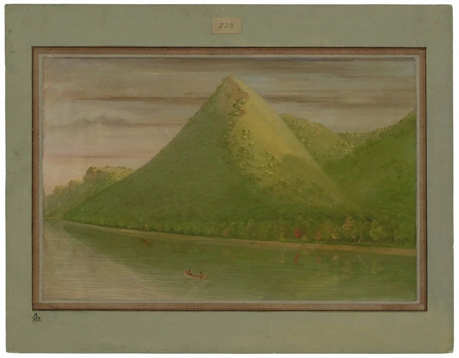 Udsigt over "Tenten ved Brochet" - George Catlin
