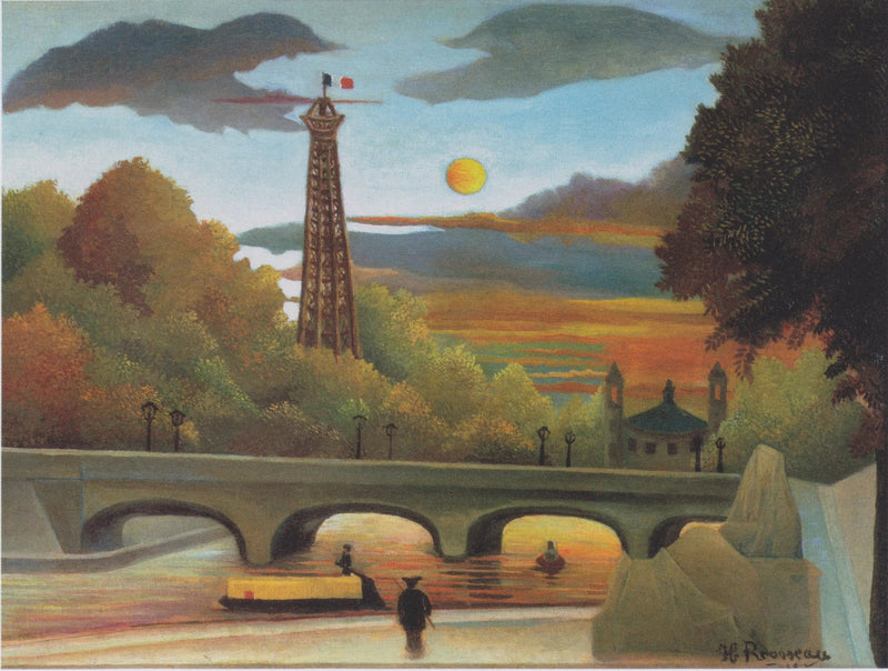 Udsigt over Eiffeltårnet - Henri Rousseau