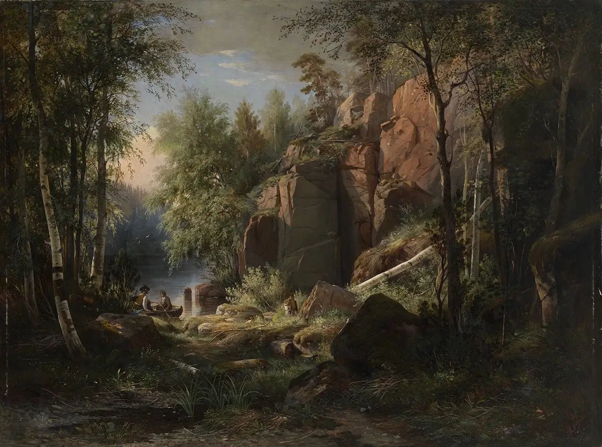 Vue de l’île de Valaam. Kukko - Ivan Chichkine - Alpha Reproduction