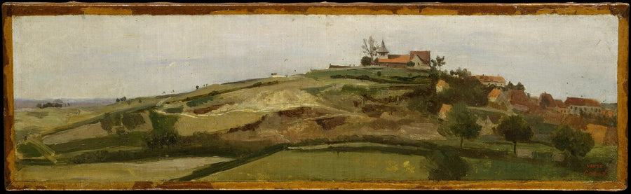 Udsigt over Lormes - Jean-Baptiste Camille Corot