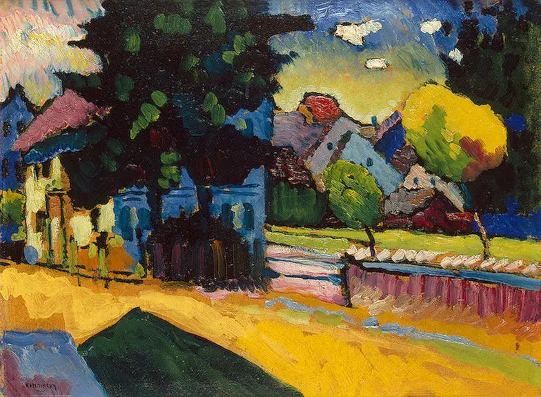 Udsigt over Murnau - Vassily Kandinsky
