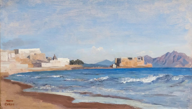 Udsigt over Napoli - Jean-Baptiste Camille Corot