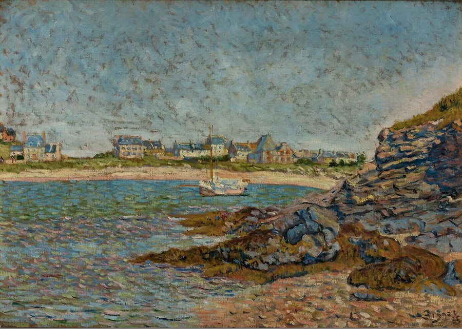 Udsigt over havnen, Saint Briac - Paul Signac