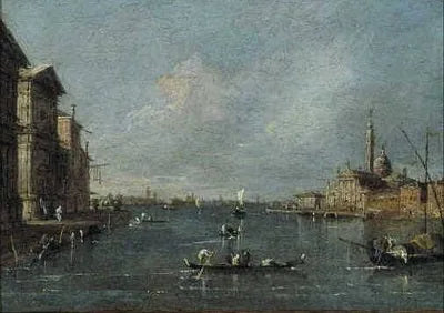 Udsigt over S. Giorgio Maggiore, Venedig - Francesco Guardi