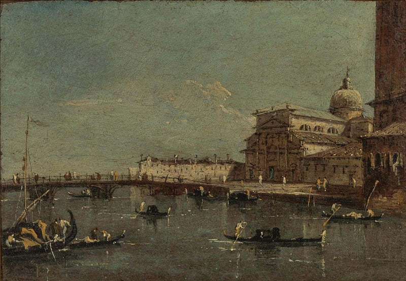 Udsigt over S. Pietro di Castello, Venedig - Francesco Guardi