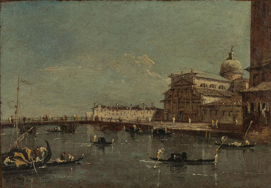 Udsigt over S. Pietro di Castello, Venedig - Francesco Guardi