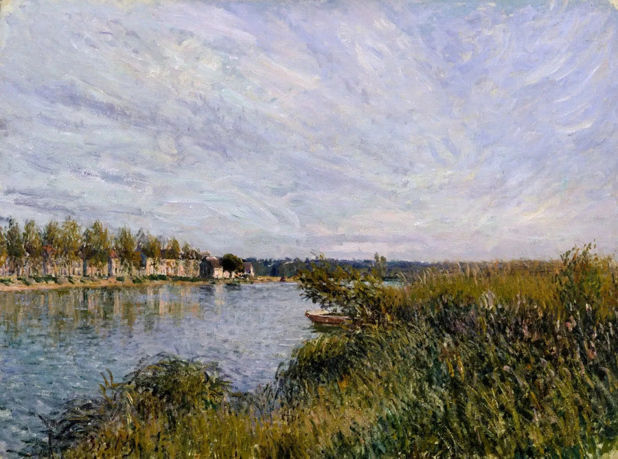 Udsigt over Saint-Mammès - Alfred Sisley