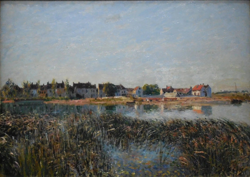 Udsigt over Saint-Mammès - Alfred Sisley