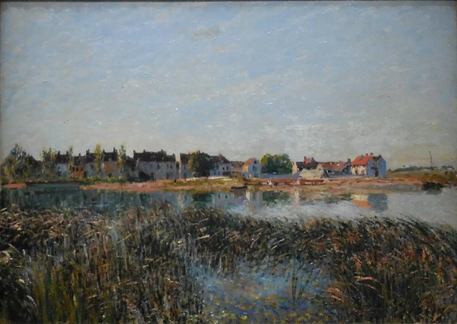 Udsigt over Saint-Mammès - Alfred Sisley