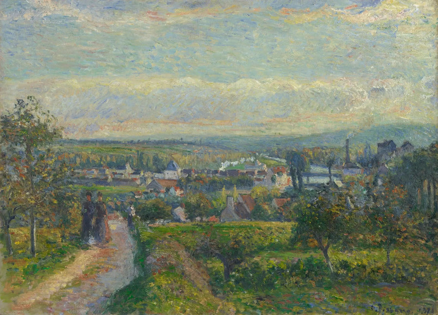 Udsigt over Saint-Ouen-l'Aumône - Camille Pissarro