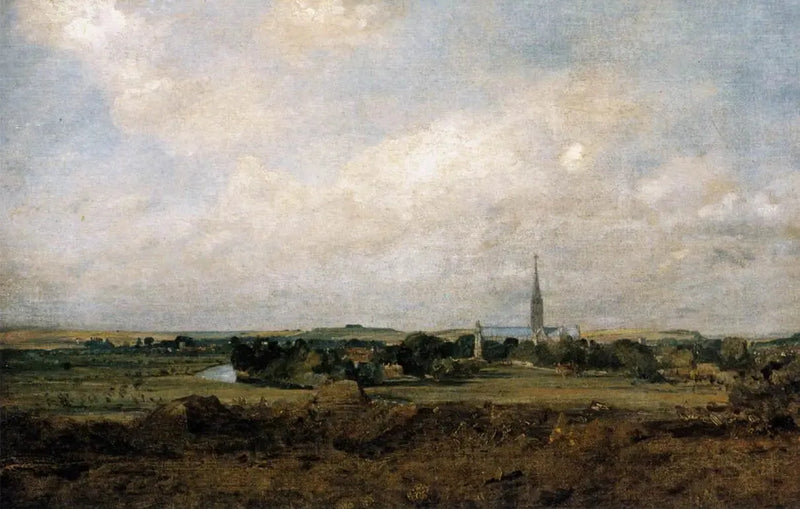 Udsigt over Salisbury - John Constable