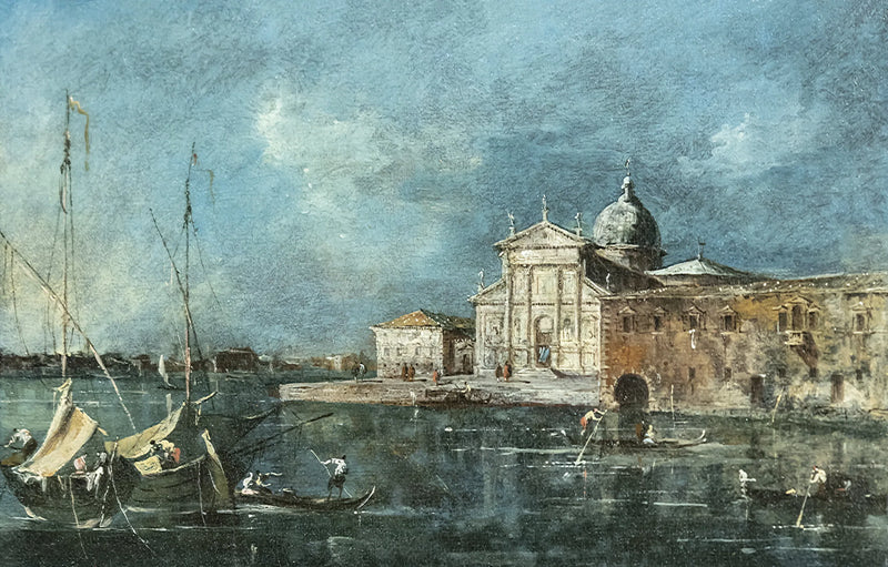 Udsigt over San Giorgio Maggiore i Venedig - Francesco Guardi