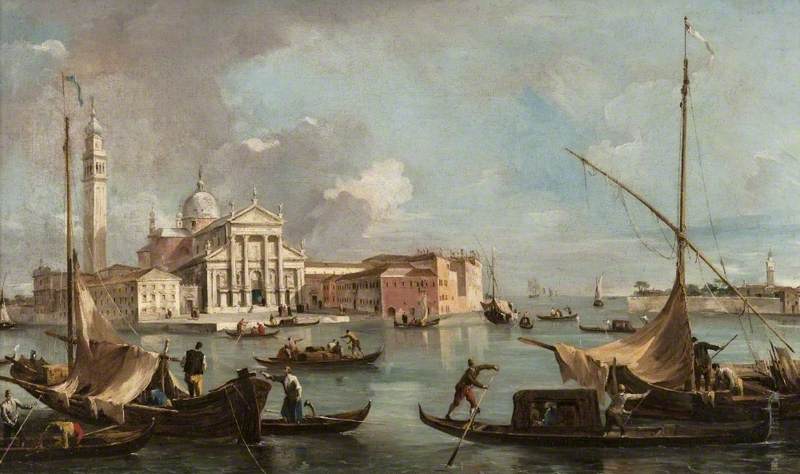 Udsigt over San Giorgio Maggiore, Venedig - Francesco Guardi
