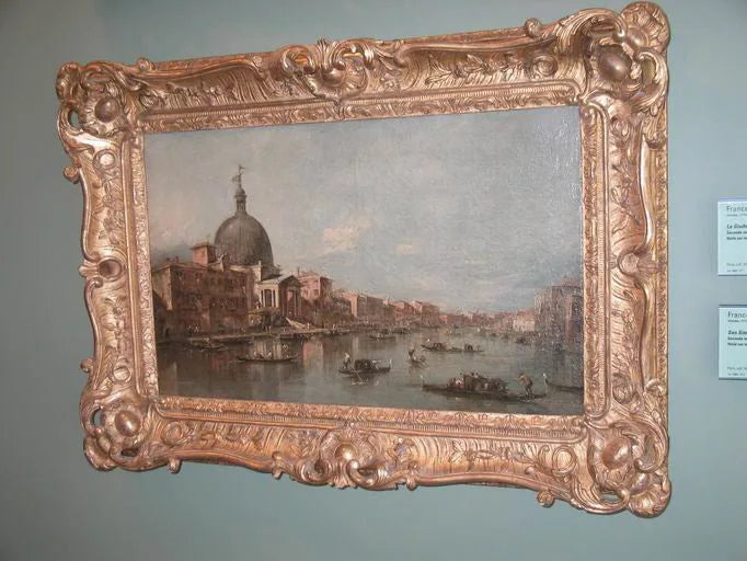 Udsigt over San Simeone Piccolo i Venedig - Francesco Guardi