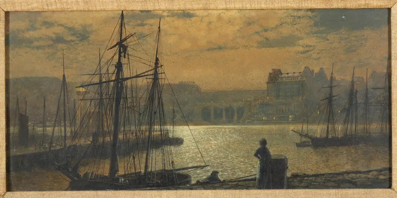 Udsigt over Scarborough - John Atkinson Grimshaw