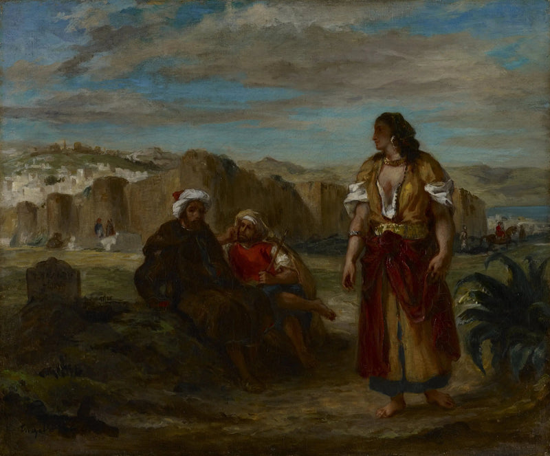 Udsigt over Tanger - Eugène Delacroix