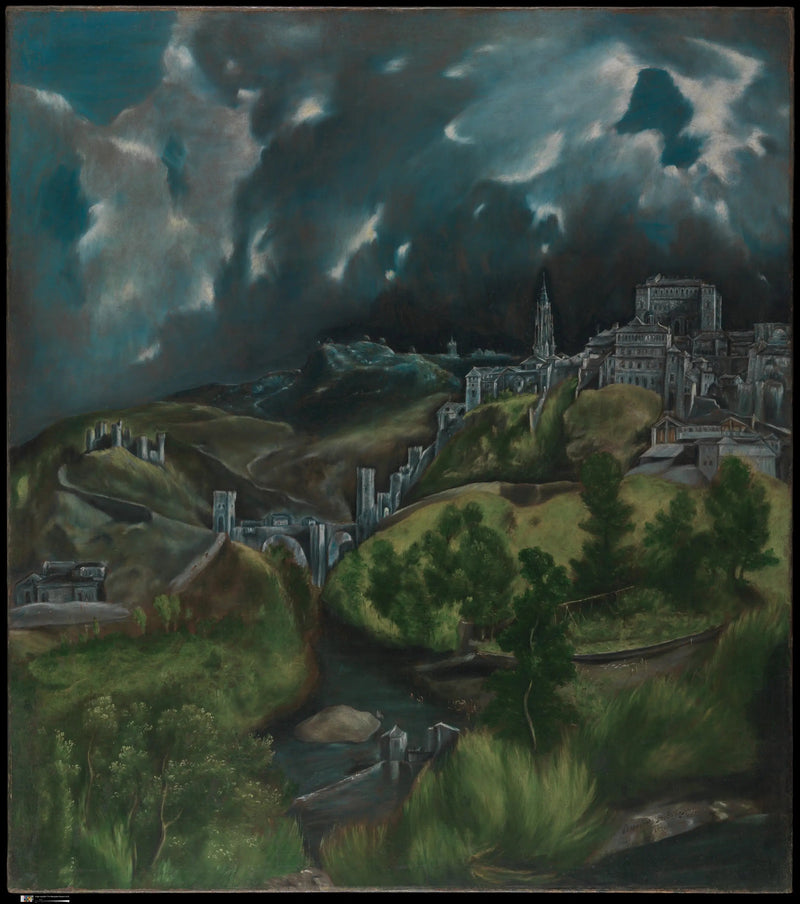 Udsigt over Tolède - El Greco