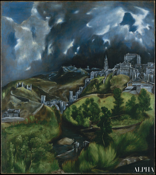 View of Toledo - El Greco - Reproductions de tableaux et peintures haut de gamme