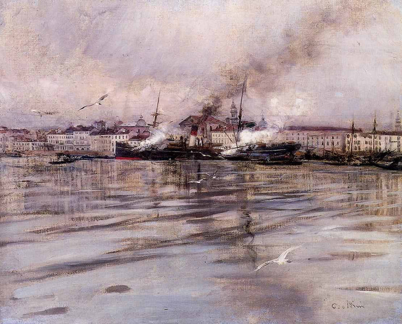 Udsigt over Venedig - Giovanni Boldini