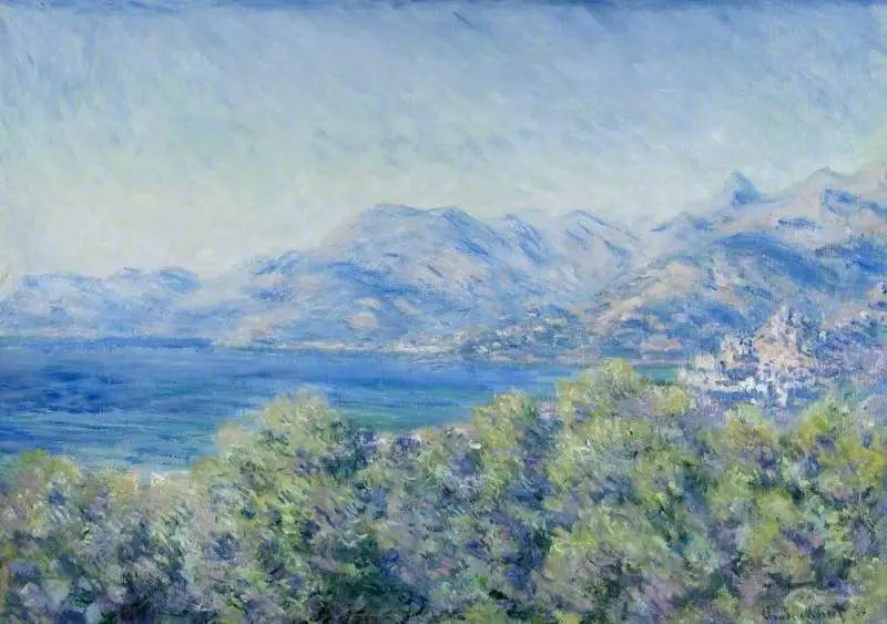 Udsigt over Ventimiglia - Claude Monet