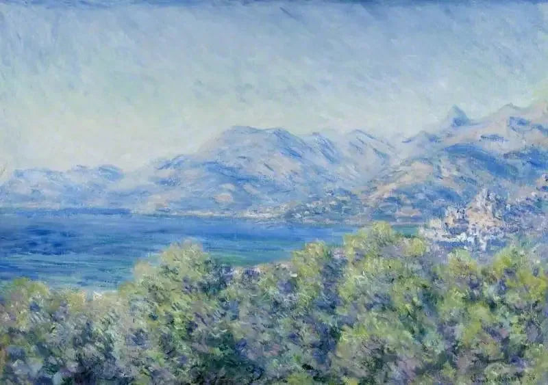 Udsigt over Ventimiglia - Claude Monet