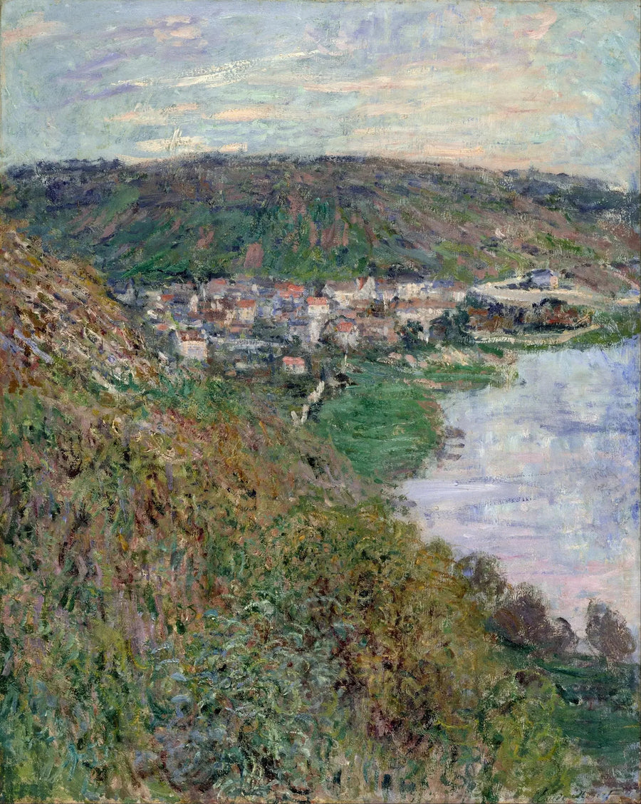 Udsigt over Vétheuil - Claude Monet