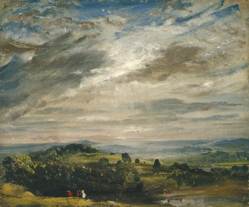 Udsigt over Hampstead Heath, mod Harrow - John Constable