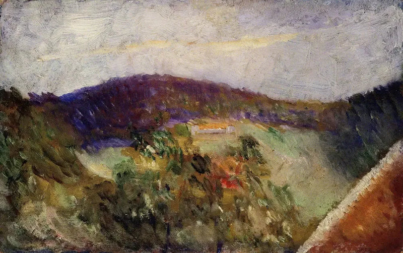 Udsigt fra Hauketo - Edvard Munch