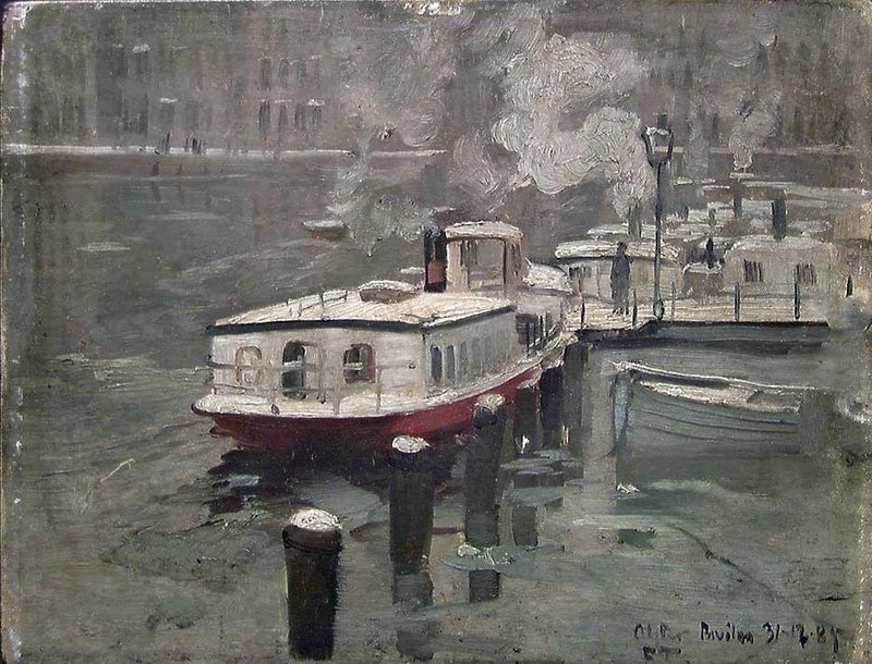 Udsigt fra Alster - Frits Thaulow