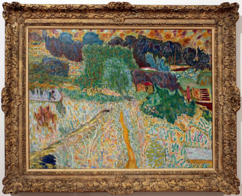 Udsigt fra kunstnerens atelier, Le Cannet - Pierre Bonnard