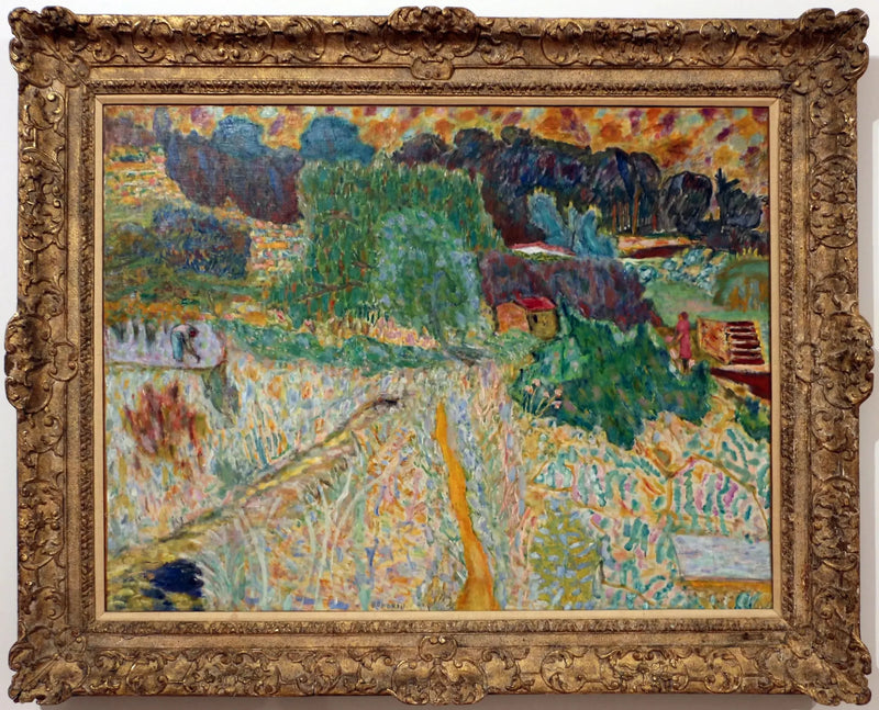 Udsigt fra kunstnerens atelier, Le Cannet - Pierre Bonnard
