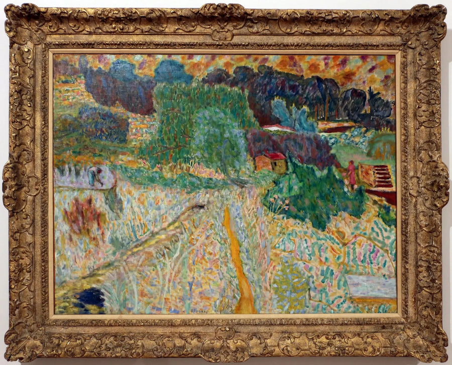 Udsigt fra kunstnerens atelier, Le Cannet - Pierre Bonnard