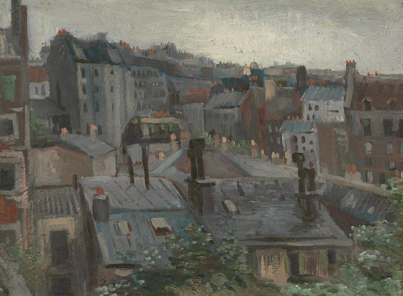 Udsigt fra Vincents atelier - Vincent van Gogh