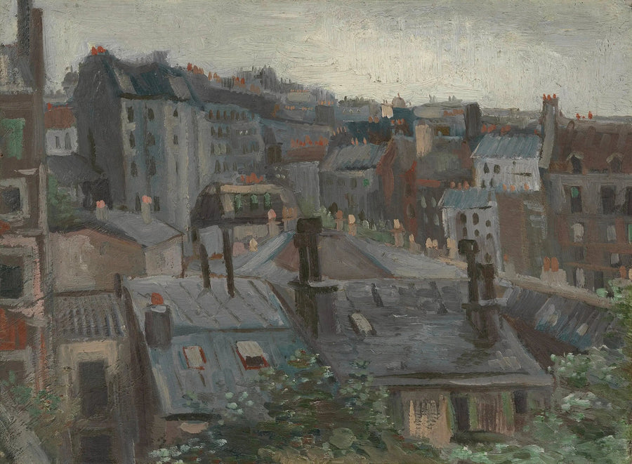 Udsigt fra Vincents atelier - Vincent van Gogh