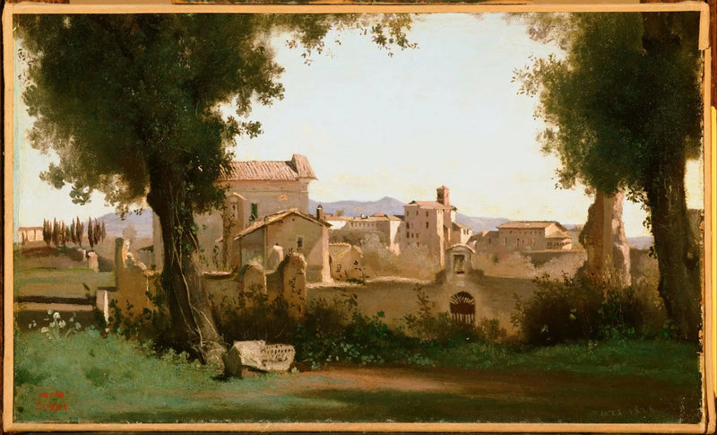Udsigt over Farnèse-haverne - Jean-Baptiste Camille Corot