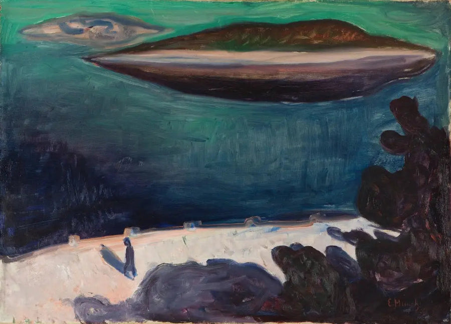 Udsigt fra Nordstrand - Edvard Munch