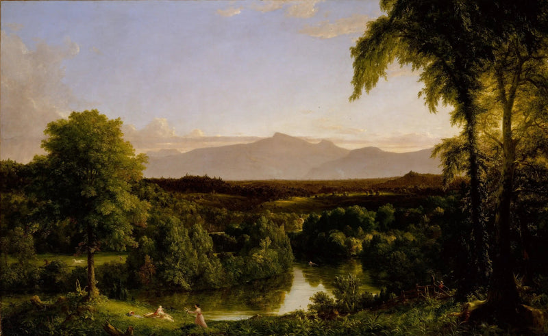 Udsigt over Catskill, begyndelsen af efteråret - Thomas Cole