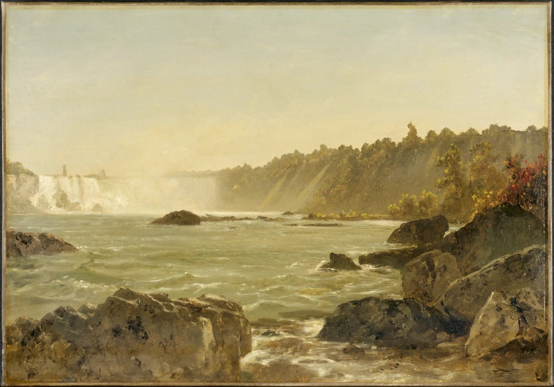 Udsigt over Niagara Falls - John Frederick Kensett