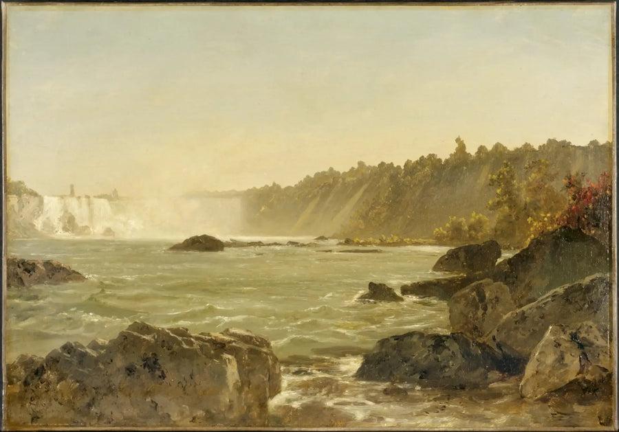 Udsigt over Niagara Falls - John Frederick Kensett