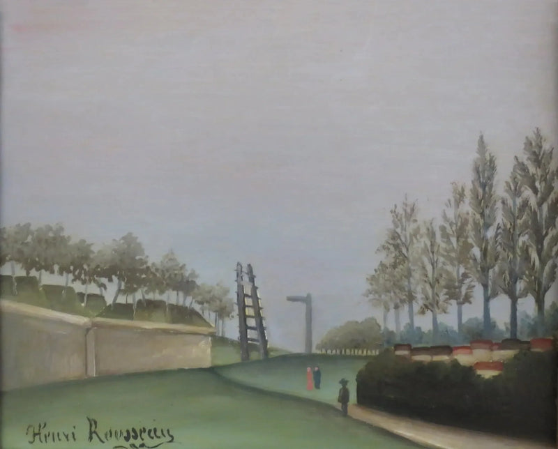 Udsigt over fæstningsværker til venstre for Vanves-porten - Henri Rousseau