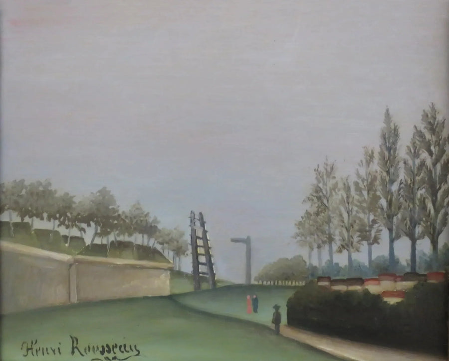 Udsigt over fæstningsværker til venstre for Vanves-porten - Henri Rousseau