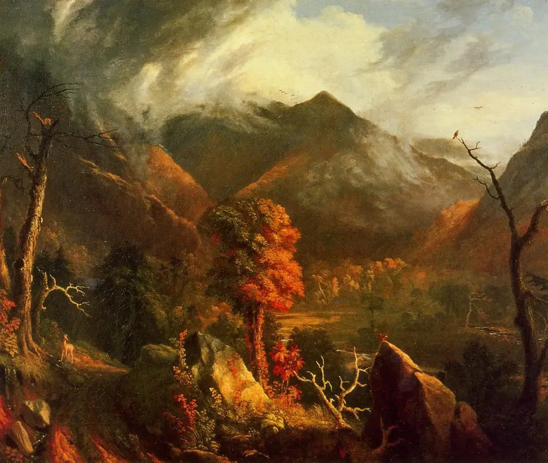 Udsigt over de Hvide Bjerge - Thomas Cole
