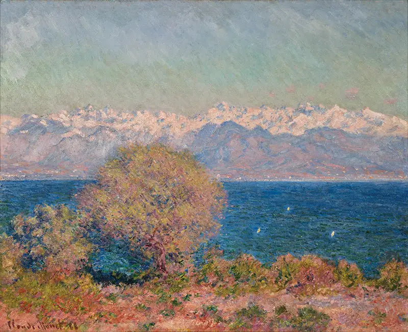 Udsigt over Cap d'Antibes - Claude Monet