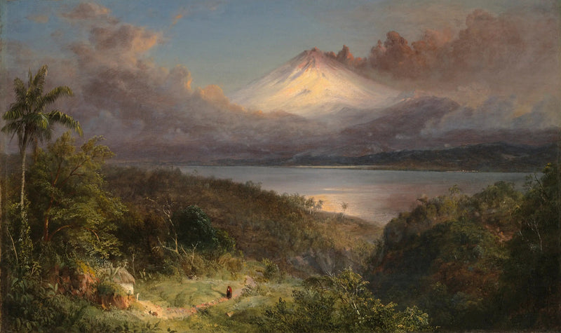 Udsigt over Cotopaxi - Frederic Edwin Church