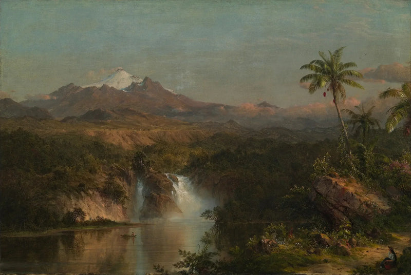 Udsigt over Cotopaxi - Frederic Edwin Church