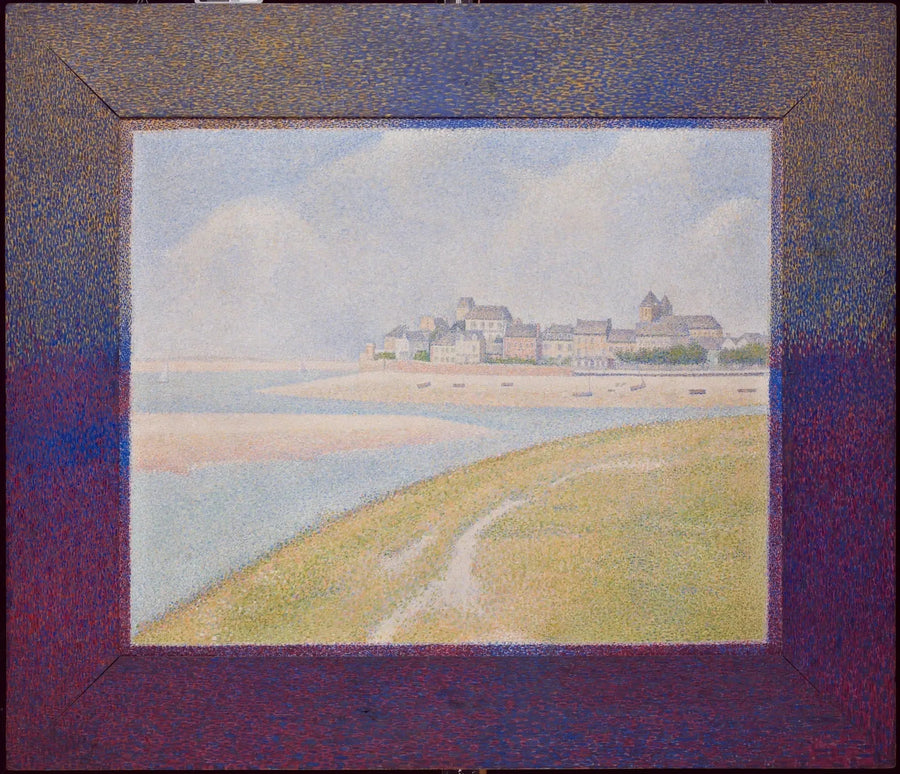 Udsigt over Crotoy fra oven - Georges Seurat