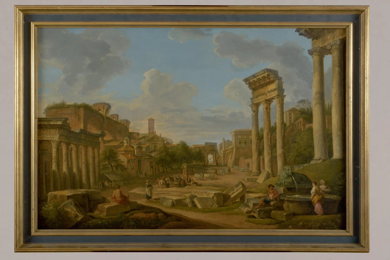 Udsigt over forumet i Rom - Giovanni Paolo Panini